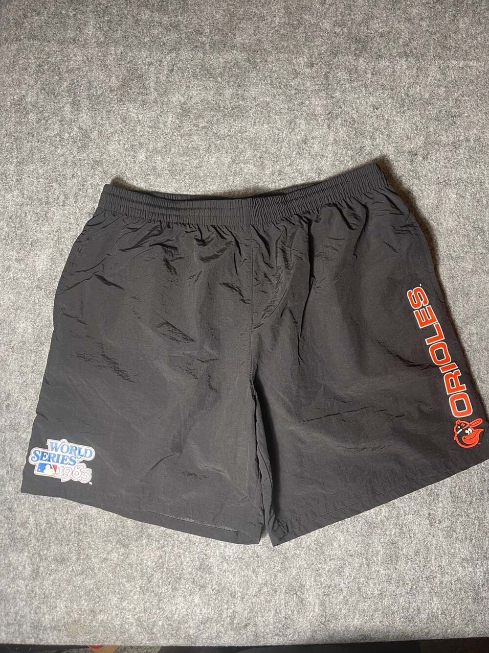 Mitchell & Ness Baltimore Orioles 1983 World Series Team Heritage Woven Shorts